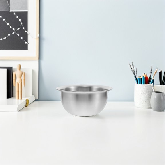 BESTYASH Durable Plated Silver Stainless Steel Plated Gold Finishing Basin for Raw Ore Washing and Field Mining