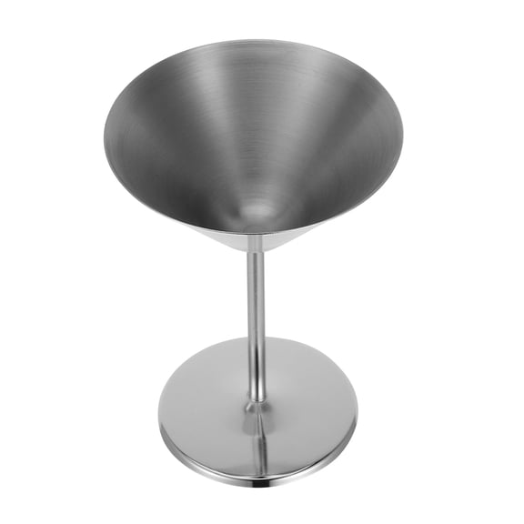 BESTYASH Stainless Steel Wine Cup Silver Metal Goblet for Versatile Drinks and Storage