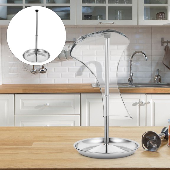 BESTYASH Stainless Steel Wine Decanter Drying Holder with Tray to Prevent Water Overflow