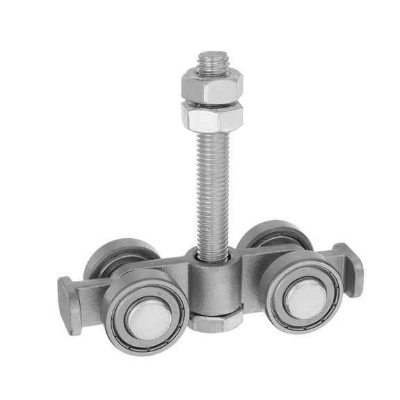 BESTYASH Heavy Duty Steel Sliding Door Track Pulley with Weather Resistant Material for Indoor and Outdoor Use
