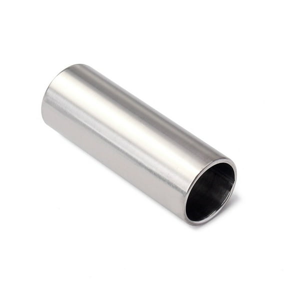 BESTYASH Steel String Slider Metal Finger Tube for Guitar Use Plated Silver Finish with Excellent Sustain and Intonation