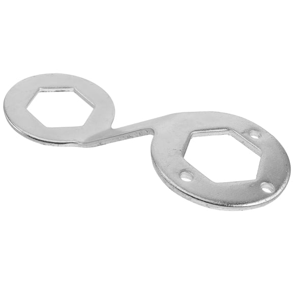 BESTYASH Sturdy Silver Spanner Wrench for Washer Machine Repair with Dual Power and Noise Vibration Reducer