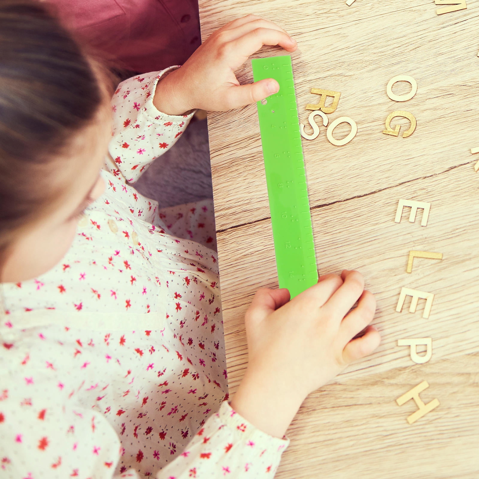 BESTYASH High Precision Tactile Ruler for Blind Individuals with ...