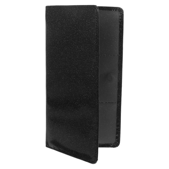 BESTYASH Black Car Document Organizer with Glitter Accents for Insurance, Registration, and Vehicle Papers