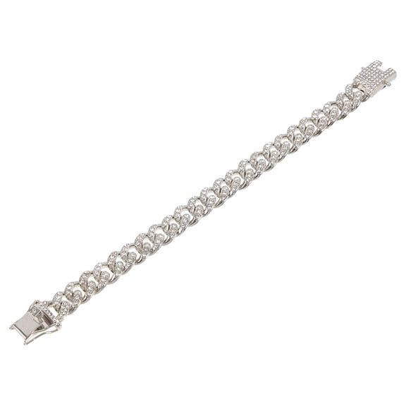 BESTYASH Durable Plated Silver Dog Chain Collar Rust Resistant Metal Link for Pet Neck
