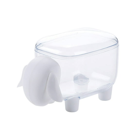 BESTYASH Clear White Storage Box with Lid, Premium Plastic Organizer for Home, Office, and Daily Use
