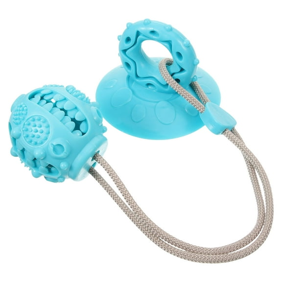 BESTYASH Durable Tpr Dog Chewing Ball with Suction Cup for Pull Training and Teeth Grinding