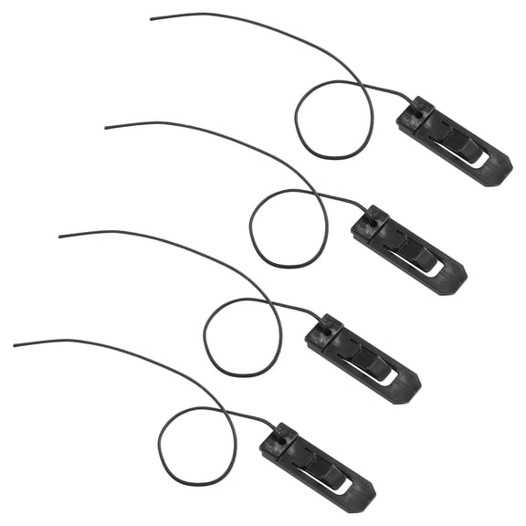BESTYASH Black Nylon Paddleboard Fin Clip Replacement with Locking Mechanism for Surfboard Accessories