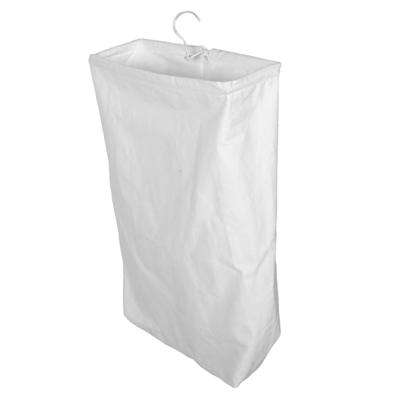 BESTYASH Tear-Resistant Canvas Laundry Hamper with Hook, Portable Over-Door Hanging Bag for Dirty Clothes Storage