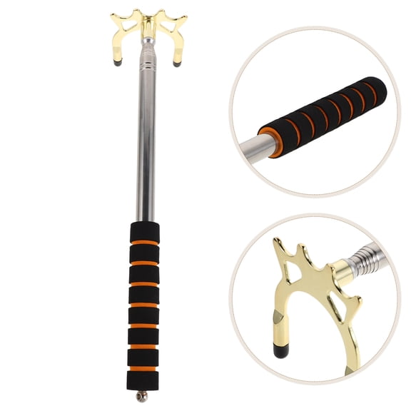 BESTYASH Stainless Steel Telescopic Pool Table Bridge with Retractable Cue Stick for Accurate Billiards Shots