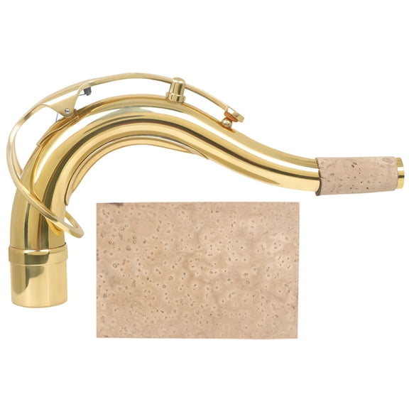 BESTYASH Tenor Saxophone Neck Brass Bend Neck Durable for Saxophonists 1 Set