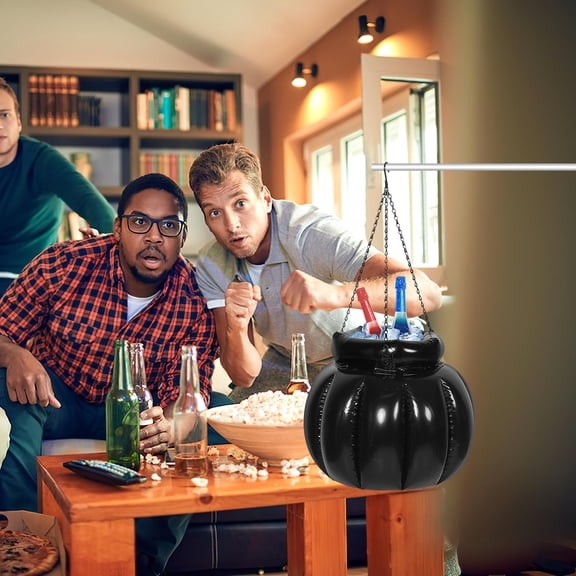 BESTYASH Themed Inflatable Beer Cooler Cauldron Pot Shape Decorative Bucket