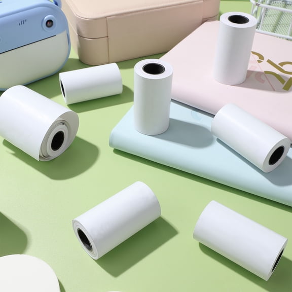 BESTYASH Thermal Paper Roll for Credit Card Machine White Smooth Printable Paper Rolls for Retail Use