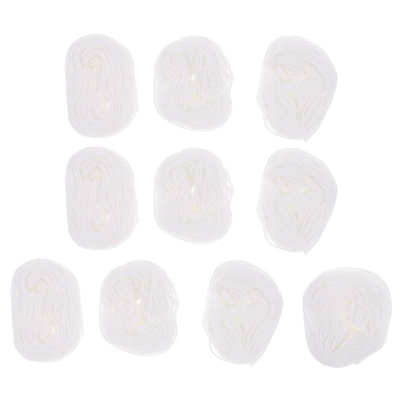 BESTYASH Thick White Cotton Thread for Sewing, Bookbinding, Craft Projects, and Hand Stitching Supplies