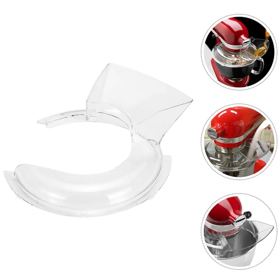 BESTYASH Tilt Mixer Guard Transparent Mixing Bowl Splatter Shield for Clean Kitchen Use