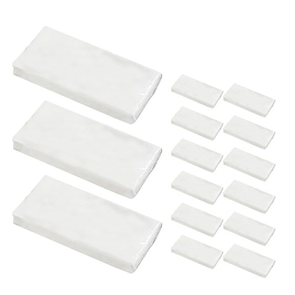 BESTYASH Tissue Refill for Car White Paper Facial Tissues Soft Disposable for Auto and Restaurant Use