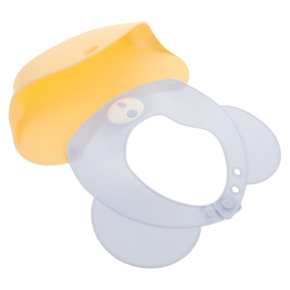 BESTYASH Toddler Bibs Silicone Baby Bibs with Food Catcher Sky Blue Feeding Aid 1Pack