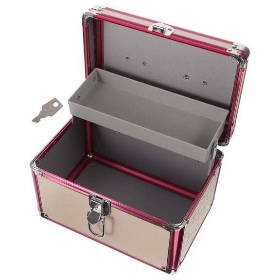 BESTYASH Multi Purpose Aluminum Alloy Hard Storage Case with Handle for Tools and Cosmetics Storage