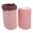 thumbnail image 1 of BESTYASH Toothbrush Cup Portable Tooth Brush Container Pink 1Pack, 1 of 8