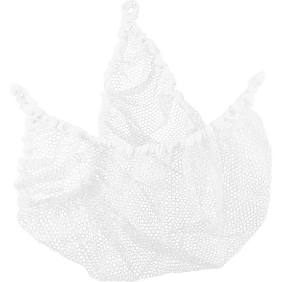 BESTYASH Toy Organization Hammock Shape White Polyester 1Pcs