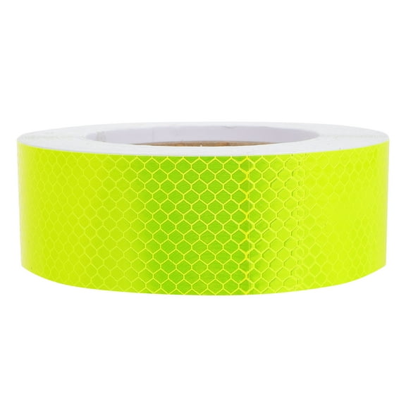 BESTYASH Traffic Reflective Sticker Fluorescent PVC Yellow for Home Safety 1Pcs