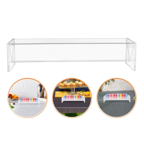 BESTYASH Clear Acrylic Cookie Display Stand for Parties, Dessert Serving, Macaron Presentation and Elegant Food Display