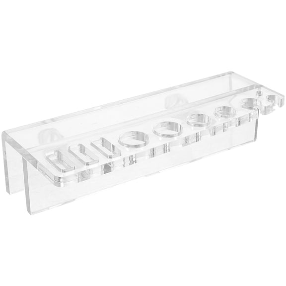 BESTYASH Transparent Aquarium Tool Organizer Stand for Fish Tank Water Grass Accessories