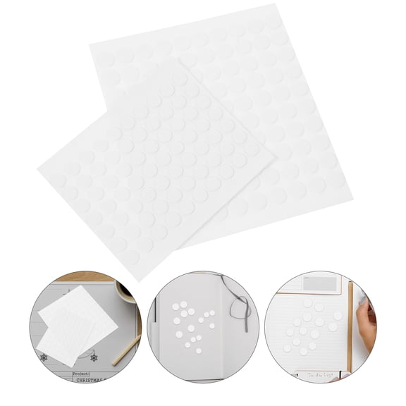 BESTYASH Clear Double-Sided Tape Dots for Crafting, Easy to Use and Invisible Adhesive for Projects and Decorations