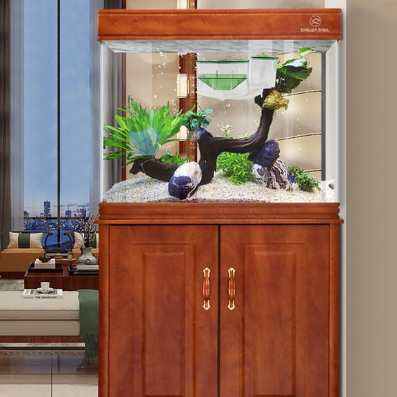 BESTYASH Transparent Green Aquarium Breeding Tank for Fish Hatching with Isolation and Safety Features