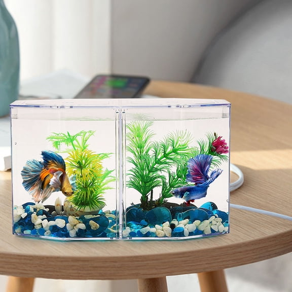 BESTYASH Transparent Multi-Function Breeding Tank Professional Aquarium Supply for Home Use