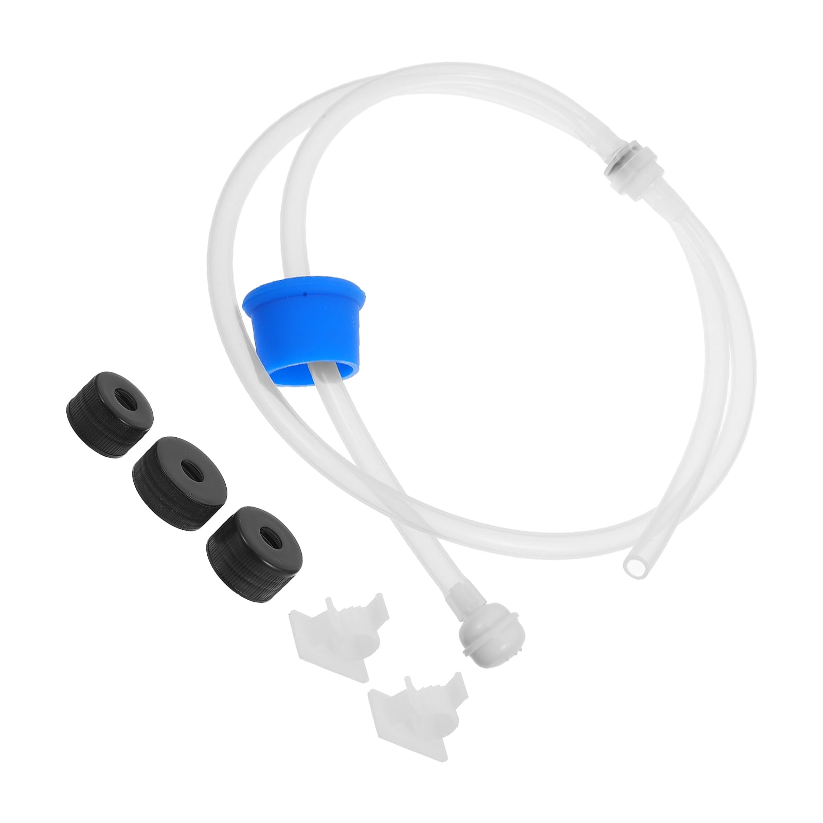 BESTYASH Clear Silicone Sink Soap Dispenser Extension Tube Kit with ...