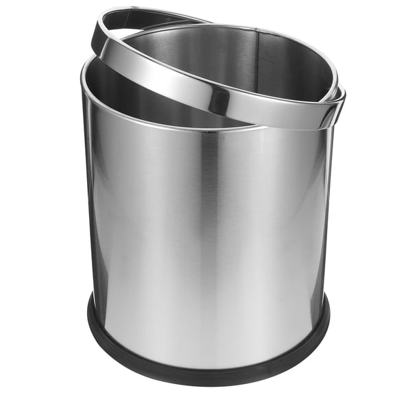 BESTYASH Trash Can For Bedroom 410 Stainless Steel Corrosion-resistant For Household Use 1Pack