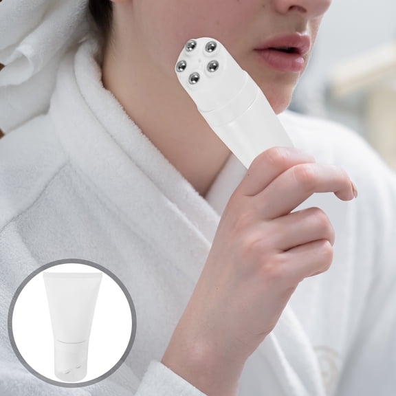 BESTYASH Travel Friendly White Roller Ball Bottle for Essential Oils with Leakproof Portable Design