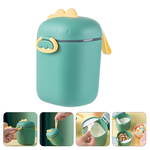 BESTYASH Travel Milk Powder Dispenser with Separate Spoon and Secure