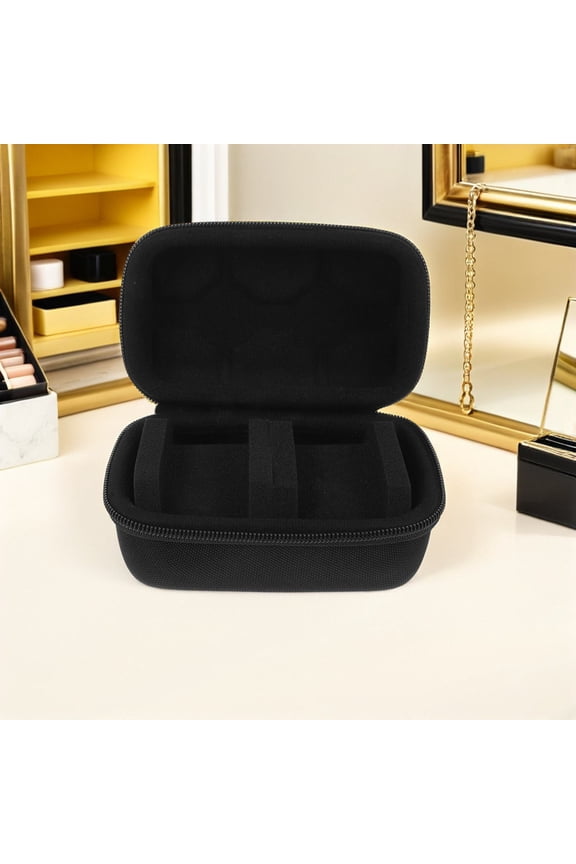 Travel Watch Case Eva Black Versatile Compatibility for Safe Storage