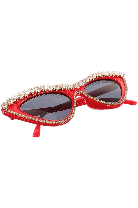 Trendy Sunglass Red Triangle AC PC 1Pcs for Women with UV Protection