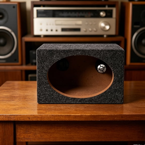 BESTYASH Truck Speaker Box with Single Vent for Optimal Subwoofer Sound in Various Car Models