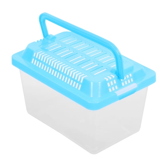 BESTYASH Transparent Plastic Turtle Tank Box, Rectangular Portable Design, 1 Set for Easy Turtle Habitat