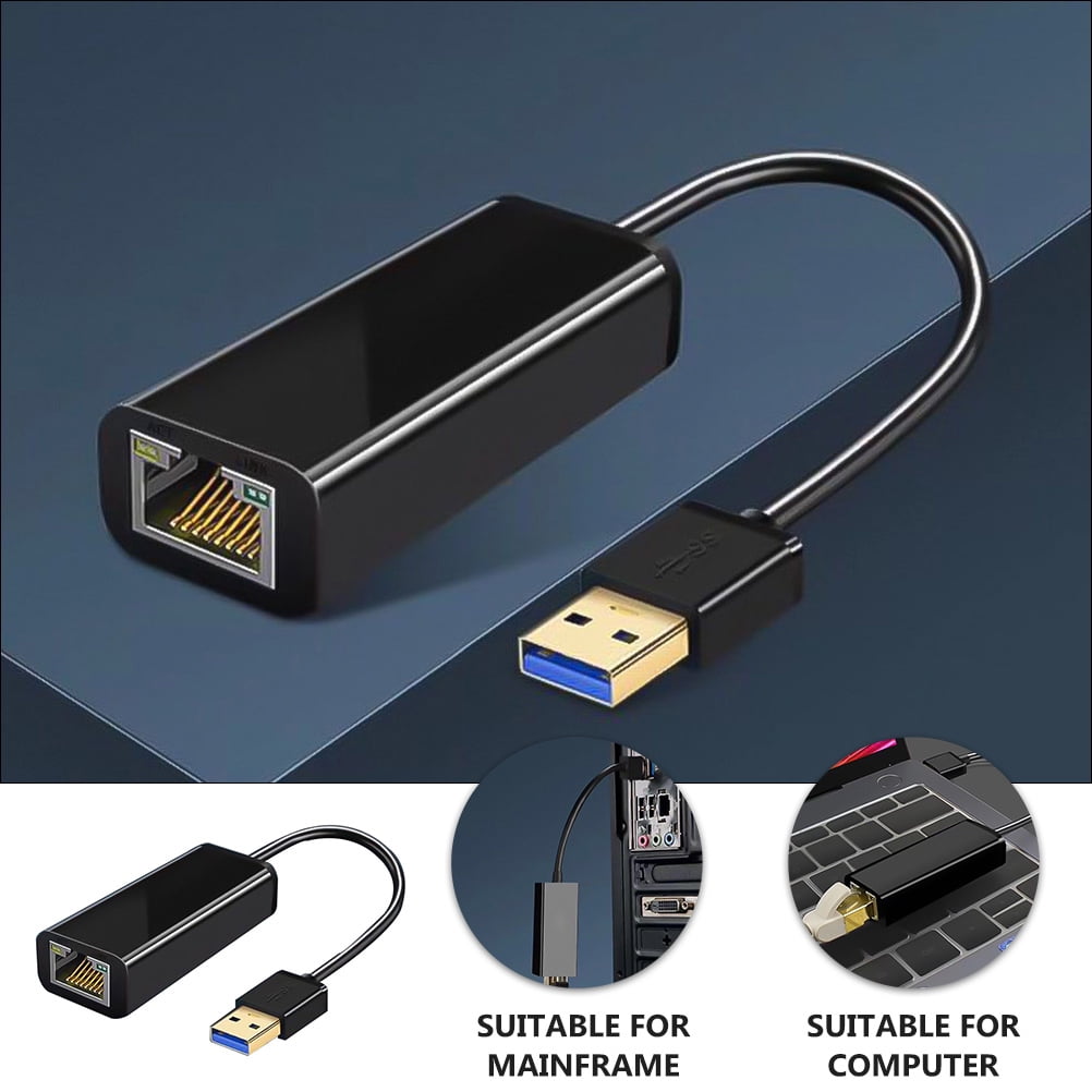 BESTYASH USB Network Adapter Black 1000 Mbps Gigabit Ethernet for ...