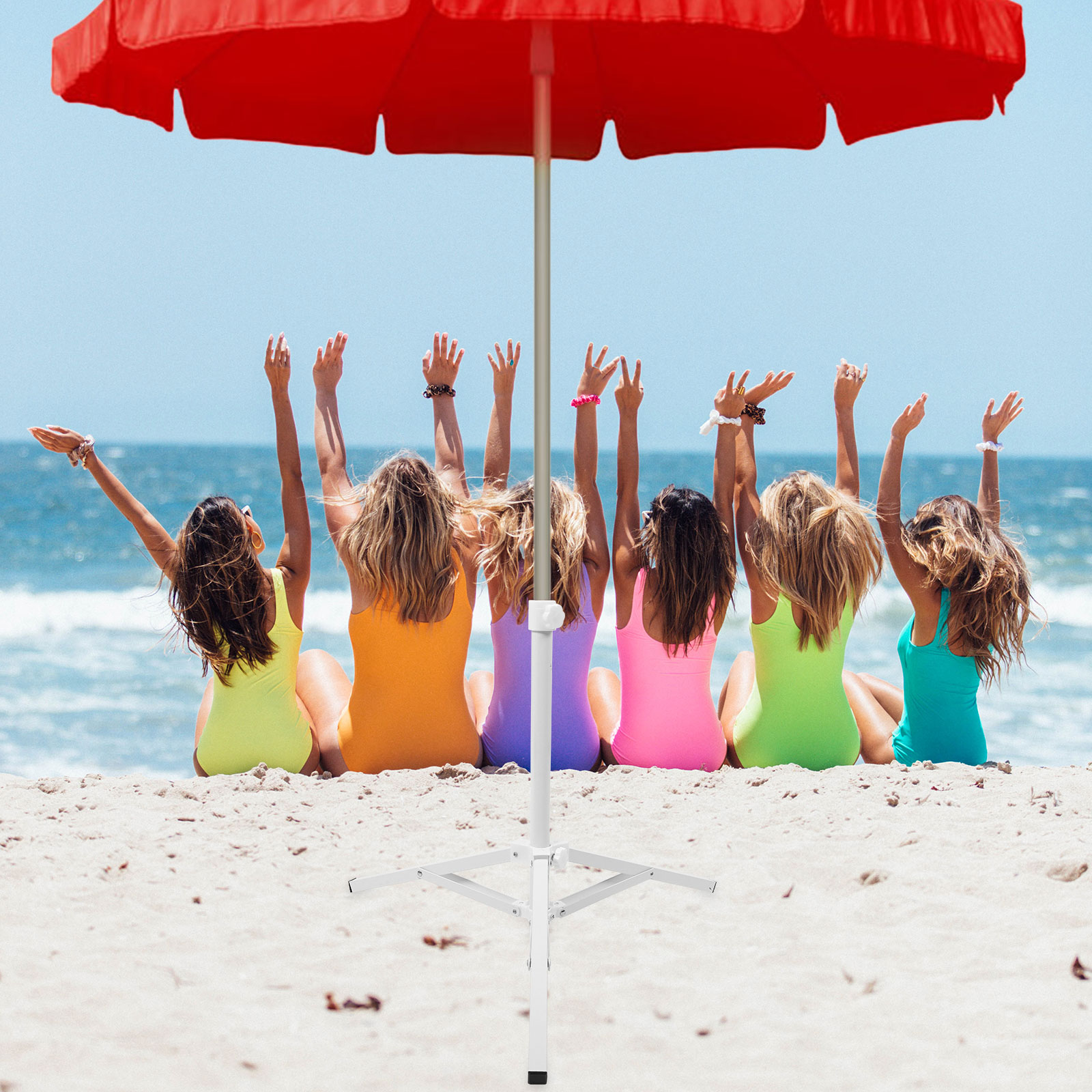 best pole fishing umbrella LS Outdoor Windproof Beach Umbrella, Sturdy and UV Protection, 360 Tilt Mechanism, Weather Resistant, Portable Sunshade Parasol, Metal Sand Anchor (Size : 220cm/7.2ft.) : Patio, Lawn & Garden Transform your fishing trips with the OFishal Canopy Portable Garden Parasol Umbrella -
