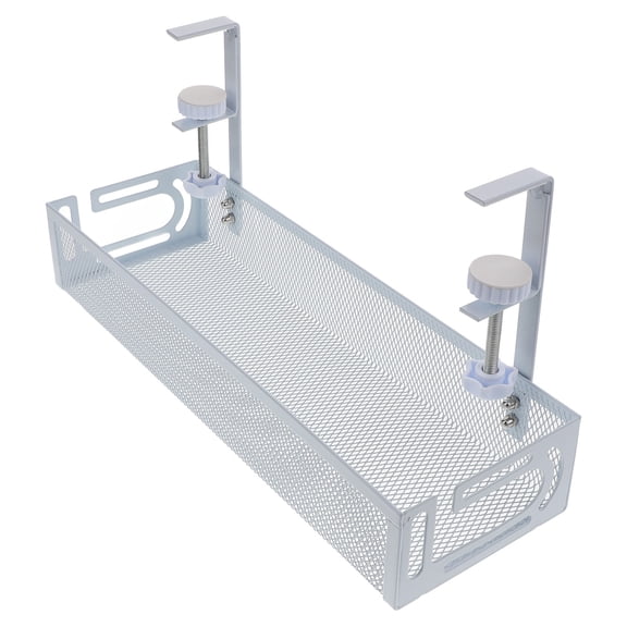BESTYASH Under Desk Cable Organizer Tray for Charging Cables, Wire Management, and Office Desk Accessories
