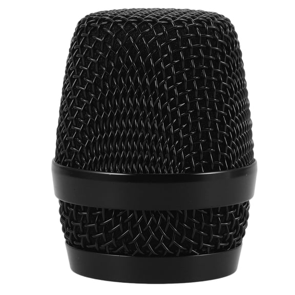 BESTYASH Universal Black Microphone Grill Cover Metal Mesh Replacement for Professional Audio Use