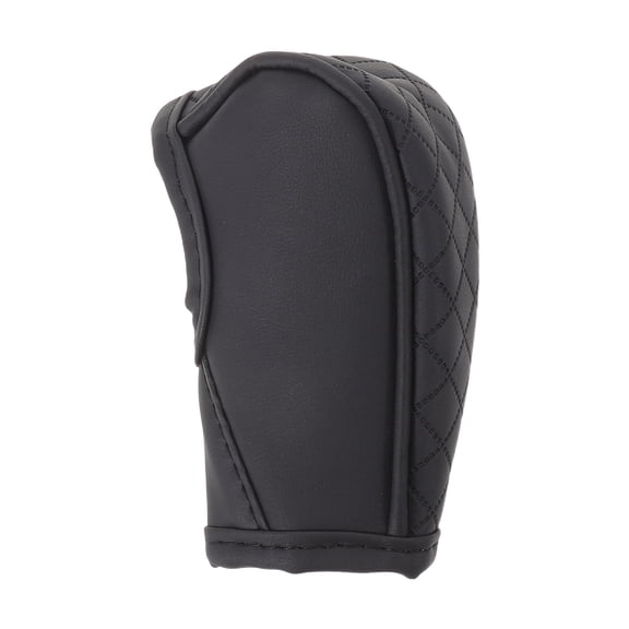 BESTYASH Universal Car Gear Shift Cover Black Non Slip Protector with Hook and Loop for Automatic and Manual
