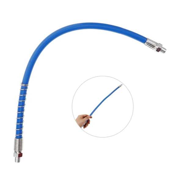 BESTYASH Universal Flexible Grease Hose with Quick Connect and Spring Extension for Trailer Use