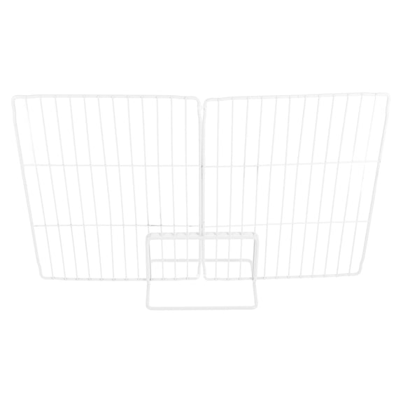 BESTYASH Universal Freezer Wire Divider White Metal Shelf Separator for Commercial Freezer Storage
