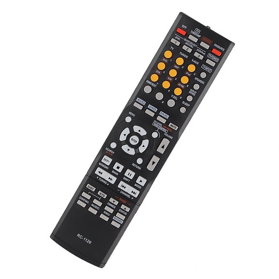 BESTYASH Universal Remote Learning for AV Receiver in Black ABS 1Pcs