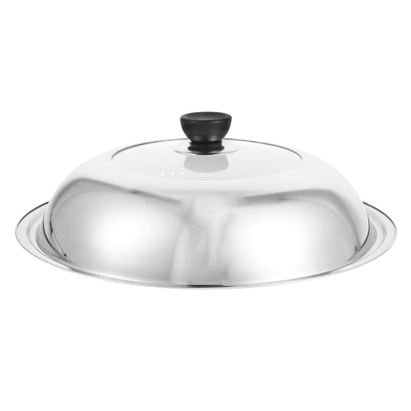 BESTYASH Multiuse Stainless Steel Cooking Pot Lid Replacement with Thick Dome for Woks and Steamers