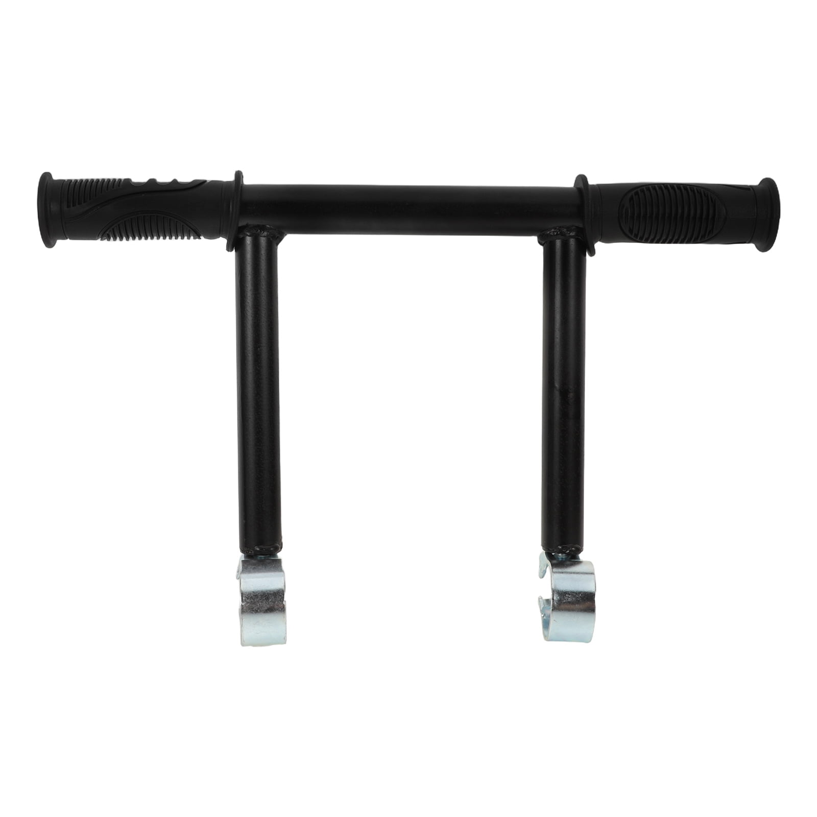 BESTYASH Black Stroller Handlebar Extension with Ergonomic Plastic Grip, 1 Set for Comfortable Family Outings and Walks