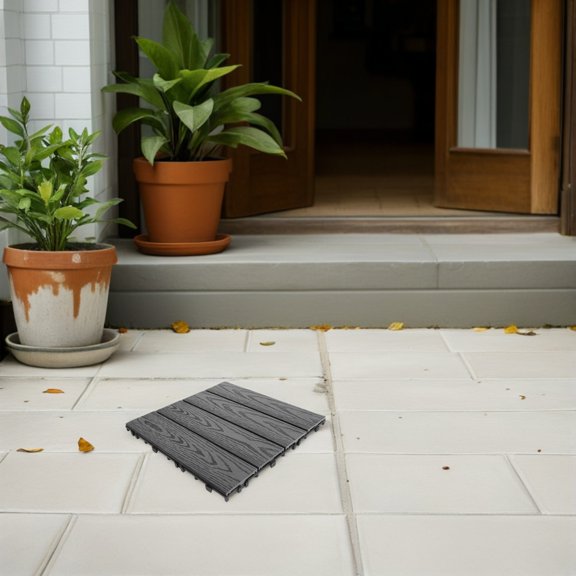 BESTYASH Versatile Multi Color Interlocking Deck Tiles for Outdoor Patio Balcony and Backyard Flooring