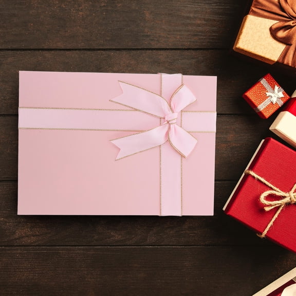 BESTYASH Rectangular Pink Wrapping Box with Bowknot for Portable Present Presentation